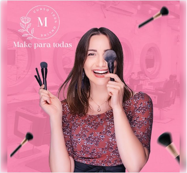 Ao se inscrever no Curso de Maquiagem, você terá acesso imediato a um conteúdo exclusivo e abrangente que aborda todos os aspectos essenciais da arte da maquiagem. Este Curso de Maquiagem foi cuidadosamente projetado para ajudá-lo a dominar tudo, desde o básico até as técnicas mais avançadas, para que você possa se destacar e criar looks deslumbrantes sempre que desejar.

O Curso de Maquiagem Make para Todas não apenas oferece instruções detalhadas e fáceis de seguir, mas também inclui suporte exclusivo para tirar suas dúvidas. Além disso, ao concluir o Curso de Maquiagem, você receberá um Lindo Certificado de Conclusão, comprovando suas habilidades e conhecimentos adquiridos.

Não perca esta oportunidade única de se tornar um expert em maquiagem com o nosso Curso de Maquiagem. Com as técnicas e dicas valiosas que você aprenderá, estará pronto para conquistar o mundo da maquiagem e criar looks deslumbrantes que deixarão todos impressionados. Inscreva-se já no Curso de Maquiagem e dê o primeiro passo em direção a uma carreira brilhante e emocionante no mundo da beleza!