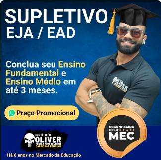 👉🏻Estude pelo Celular ou Computador
👉🏻Supletivo 100% online
👉🏻Reconhecido pelo CEE
👉🏻Faça o seu próprio horário
👉🏻Escola 100% Digital
👉🏻PROVA - Faça quando estiver preparado
👉🏻Certificado Válido pelo CEE - Conselho Estadual de Educação
👉🏻Diploma válido em todo território Nacional e Internacional